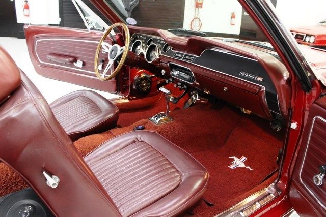 1968 Red Ford Mustang --