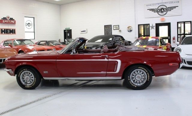 1968 Red Ford Mustang --