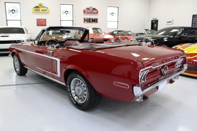 1968 Red Ford Mustang --