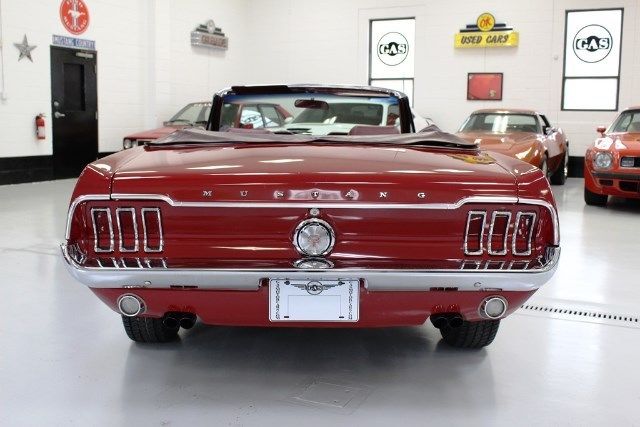 1968 Red Ford Mustang --
