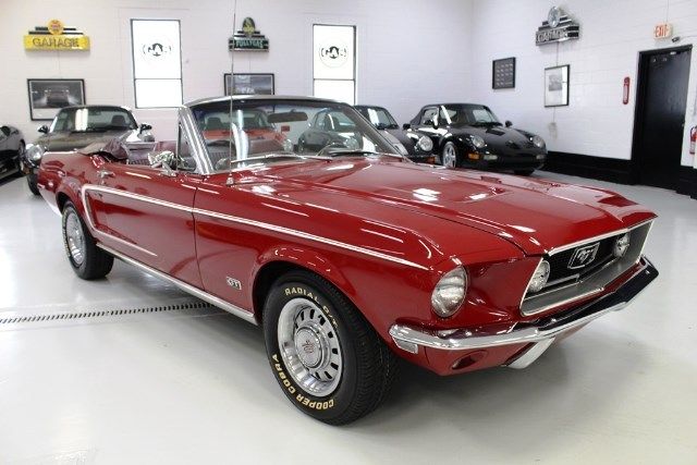 1968 Red Ford Mustang --