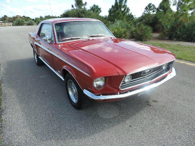 1968 Red Ford Mustang Coupe
