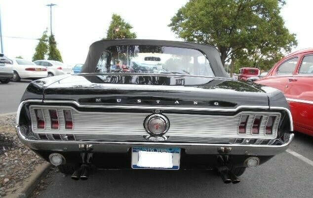 1968 Black Ford Mustang Convertible