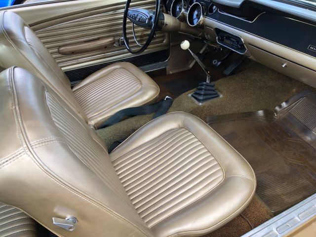 1968 Gold Ford Mustang