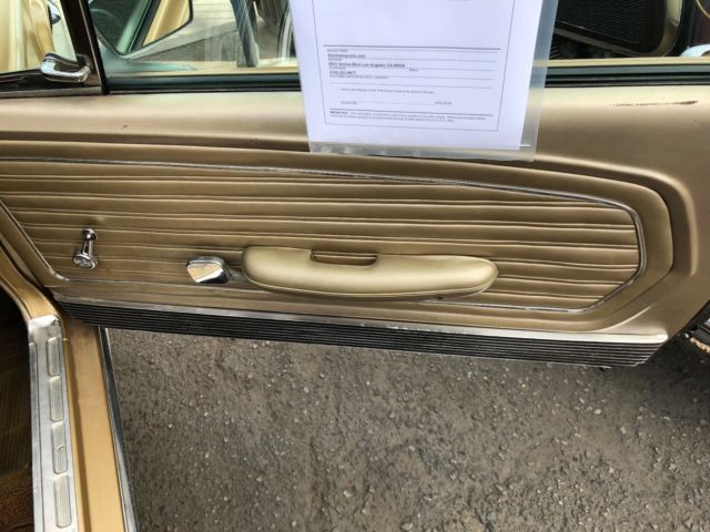 1968 Gold Ford Mustang