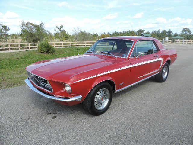 1968 Red Ford Mustang Coupe
