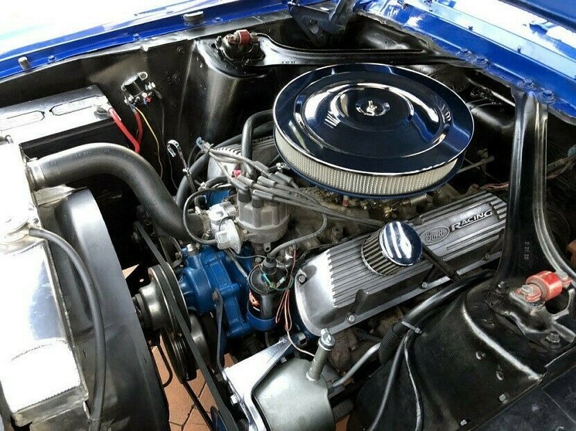1968 Blue Ford Mustang Coupe