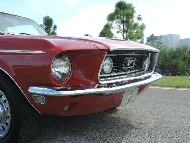 1968 Red Ford Mustang Coupe