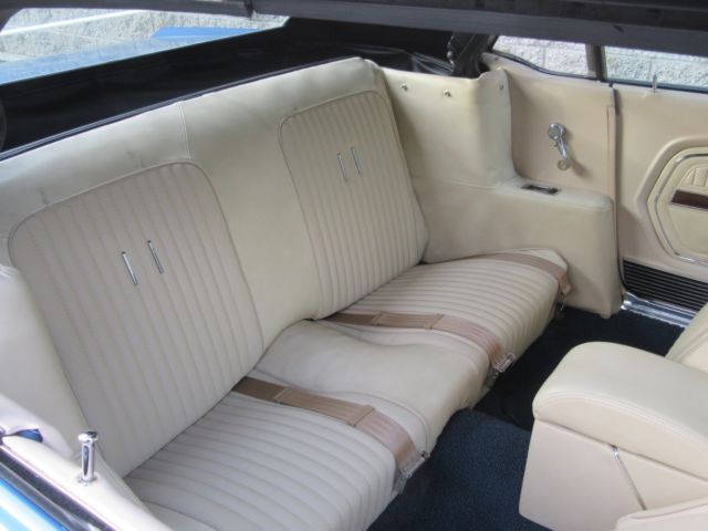 1968 Acapulco blue Ford Mustang