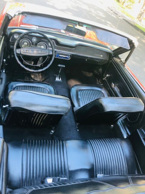 1968 Red Ford Mustang Convertible