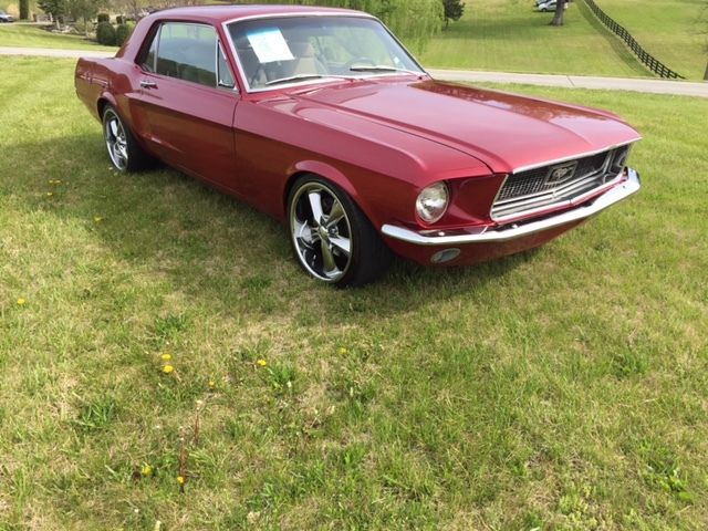 1968 Nightmist blue Ford Mustang Coupe