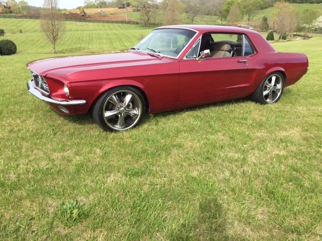 1968 Nightmist blue Ford Mustang Coupe