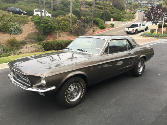 1968 Gray Ford Mustang Hardtop