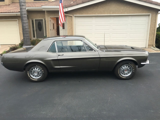 1968 Gray Ford Mustang Hardtop
