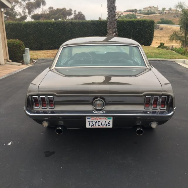 1968 Gray Ford Mustang Hardtop
