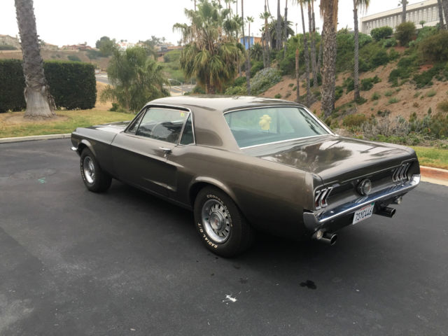 1968 Gray Ford Mustang Hardtop