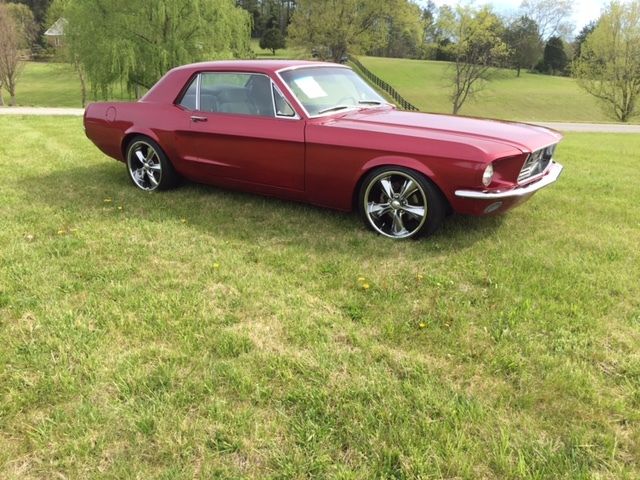 1968 Nightmist blue Ford Mustang Coupe