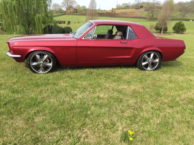 1968 Nightmist blue Ford Mustang Coupe