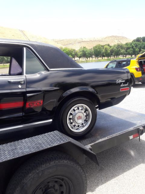 1968 Black Ford Mustang Coupe