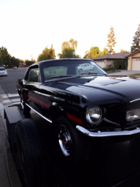 1968 Black Ford Mustang Coupe