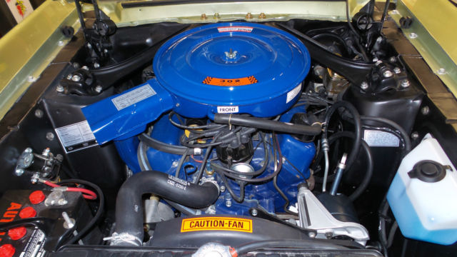 1968 Lime Gold Ford Mustang Fastback