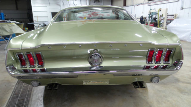 1968 Lime Gold Ford Mustang Fastback
