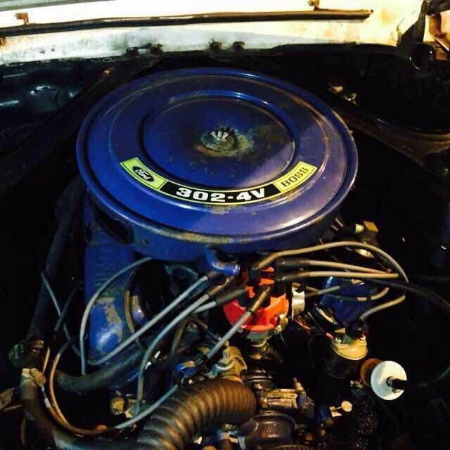 1968 White Ford Mustang Coupe