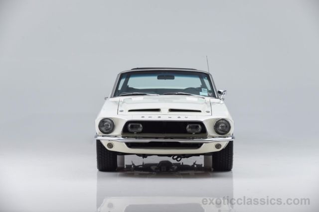 1968 White Ford Mustang Convertible