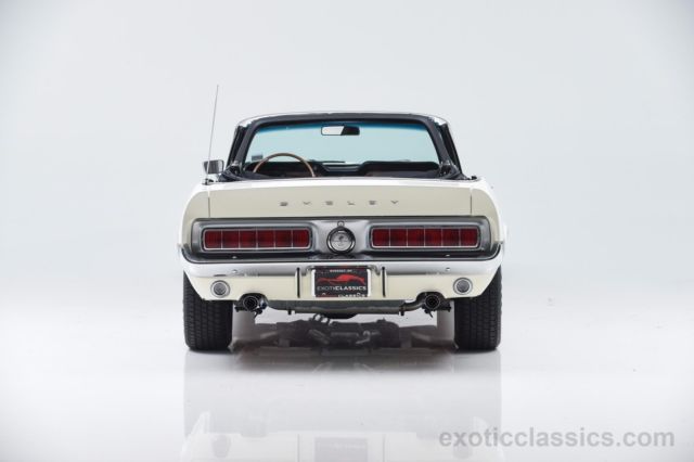 1968 White Ford Mustang Convertible