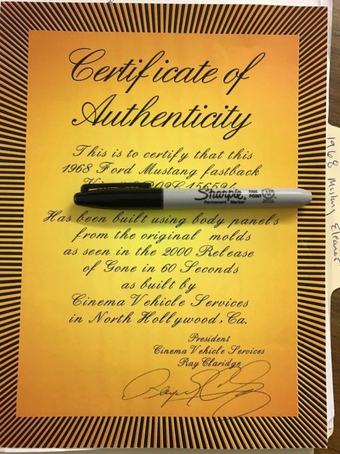 1968 Charcoal Ford Mustang Coupe