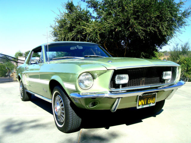 1968 Black Ford Mustang Coupe