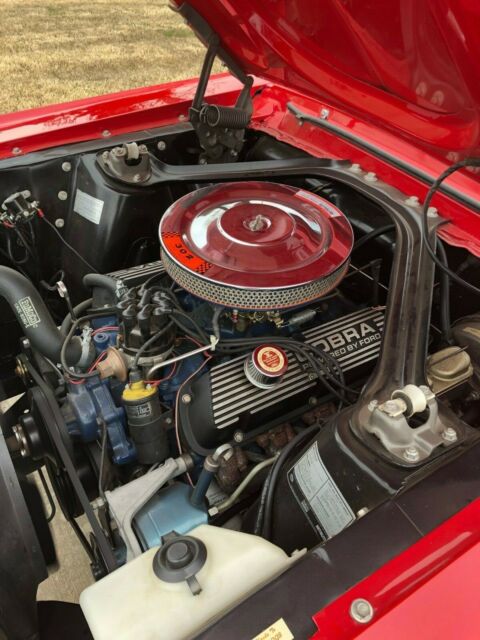 1968 Red Ford Mustang Convertible