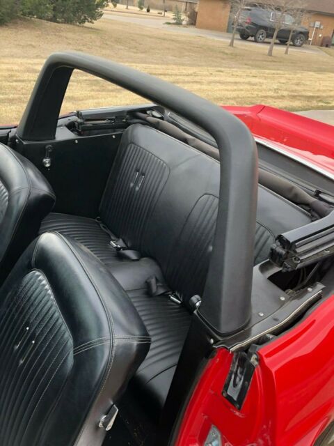 1968 Red Ford Mustang Convertible