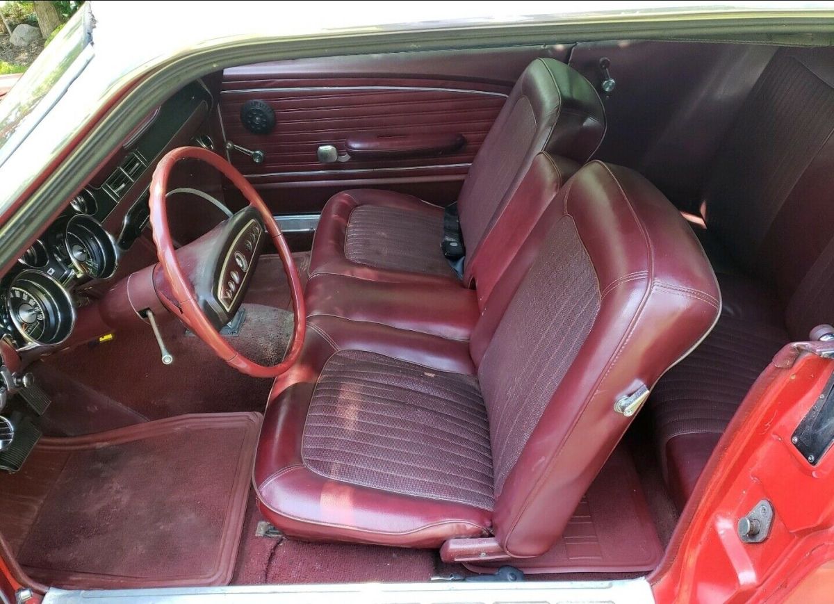 1968 Red Ford Mustang Coupe