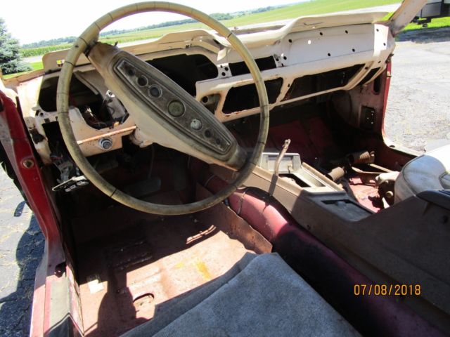 1968 Red Ford Mustang Coupe