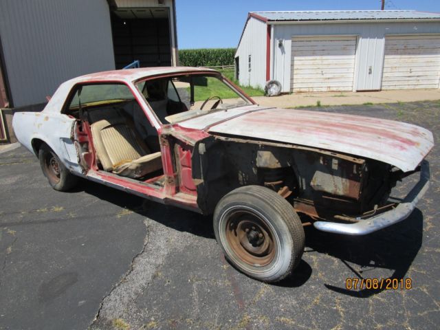 1968 Red Ford Mustang Coupe