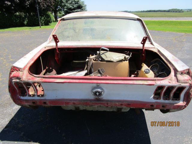 1968 Red Ford Mustang Coupe