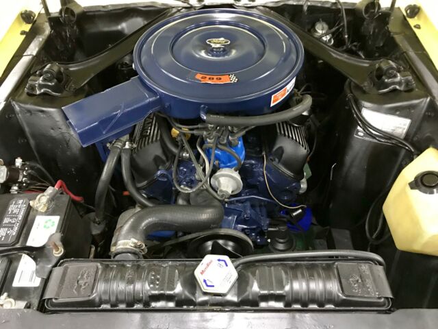 1968 Yellow Ford Mustang Coupe