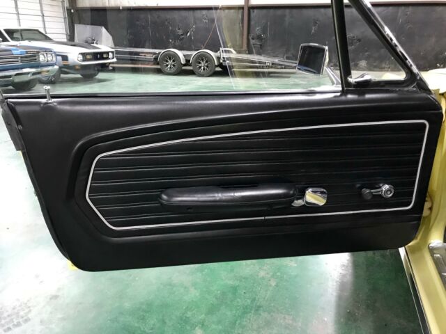 1968 Yellow Ford Mustang Coupe