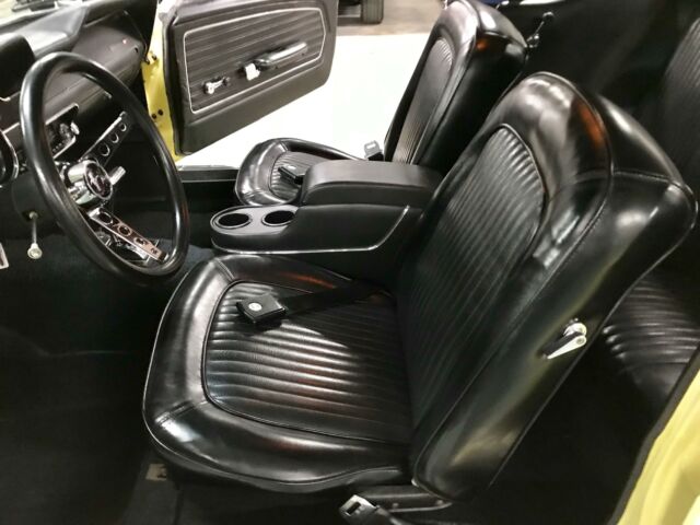 1968 Yellow Ford Mustang Coupe