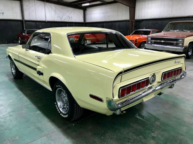 1968 Yellow Ford Mustang Coupe