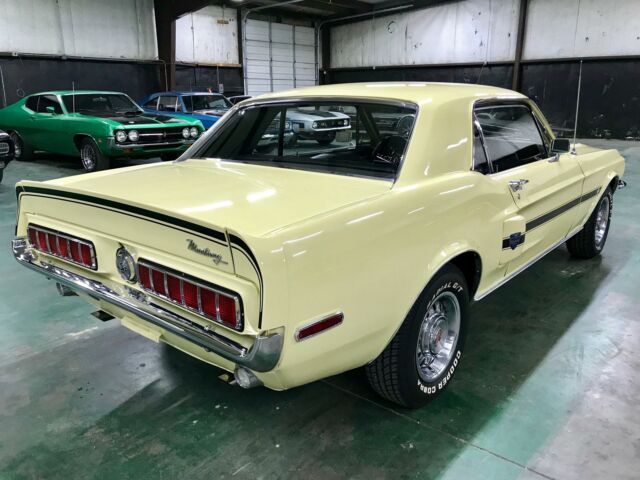 1968 Yellow Ford Mustang Coupe