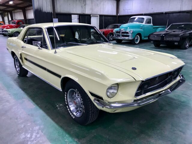 1968 Yellow Ford Mustang Coupe