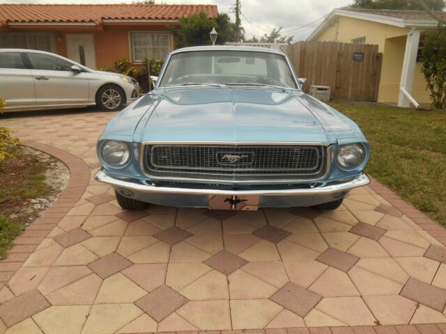 1968 Blue Ford Mustang Coupe