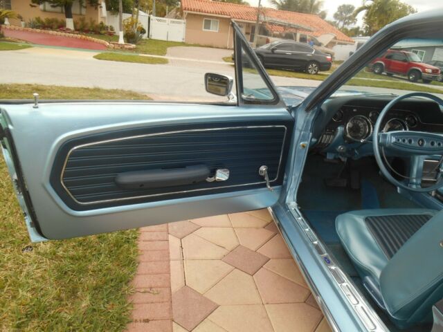 1968 Blue Ford Mustang Coupe