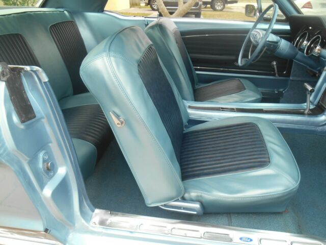 1968 Blue Ford Mustang Coupe