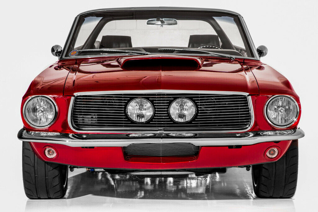 1968 Red Ford Mustang Convertible