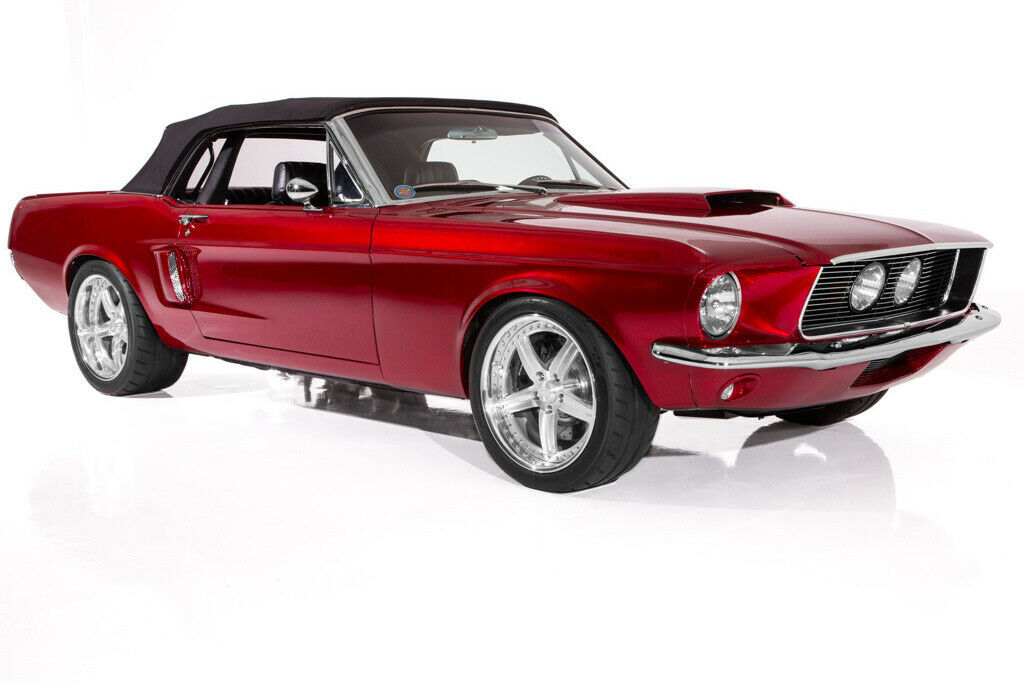 1968 Red Ford Mustang Convertible
