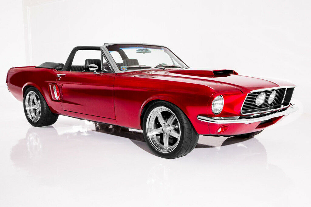 1968 Red Ford Mustang Convertible