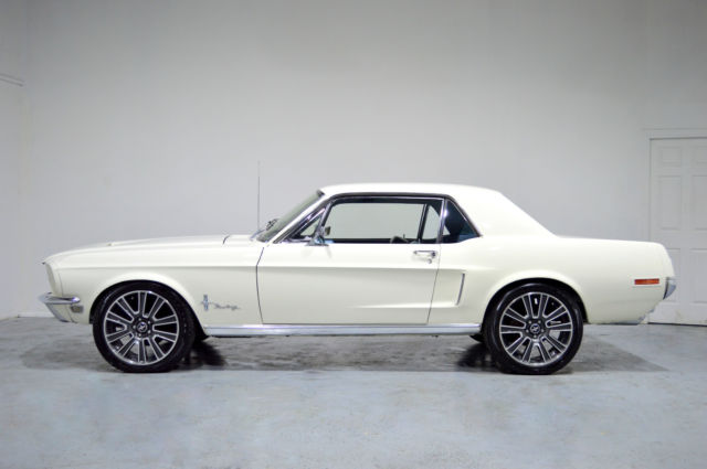 1968 White Ford Mustang Coupe
